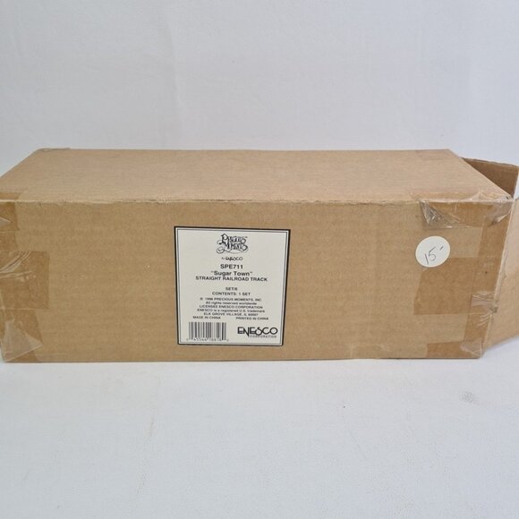 PRECIOUS MOMENTS Sugar Town Holiday Express Replacement STRAIGHT TRACK Set Of 6 - Picture 7 of 7